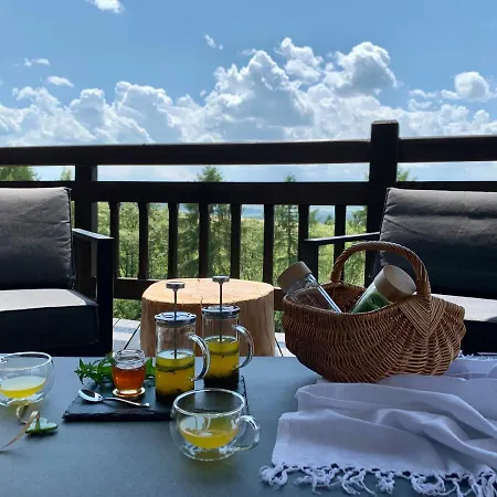 Koza U Woza - Drewniany Dom Premium Z Widokiem Na Tatry Ecospa Strefa Fitness Zielona Farma Healinggarden - Slowtravel 24h Self Check-in (adults Only) Dağ evi Szlembark