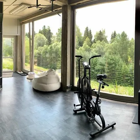 Koza U Woza - Drewniany Dom Premium Z Widokiem Na Tatry Ecospa Strefa Fitness Zielona Farma Healinggarden - Slowtravel 24h Self Check-in (adults Only) * Szlembark