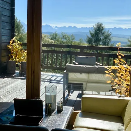 Koza U Woza - Drewniany Dom Premium Z Widokiem Na Tatry Ecospa Strefa Fitness Zielona Farma Healinggarden - Slowtravel 24h Self Check-in (adults Only) Dağ evi *