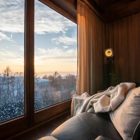 Dağ evi Koza U Woza - Drewniany Dom Premium Z Widokiem Na Tatry Ecospa Strefa Fitness Zielona Farma Healinggarden - Slowtravel 24h Self Check-in (adults Only) Szlembark