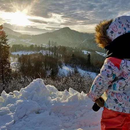 Koza U Woza - Drewniany Dom Premium Z Widokiem Na Tatry Ecospa Strefa Fitness Zielona Farma Healinggarden - Slowtravel 24h Self Check-in (adults Only) * Szlembark